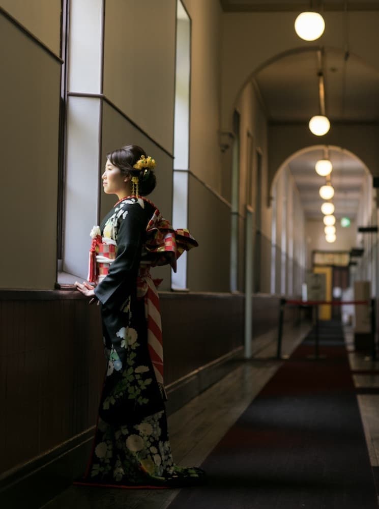 アンティーク着物で結婚式撮影