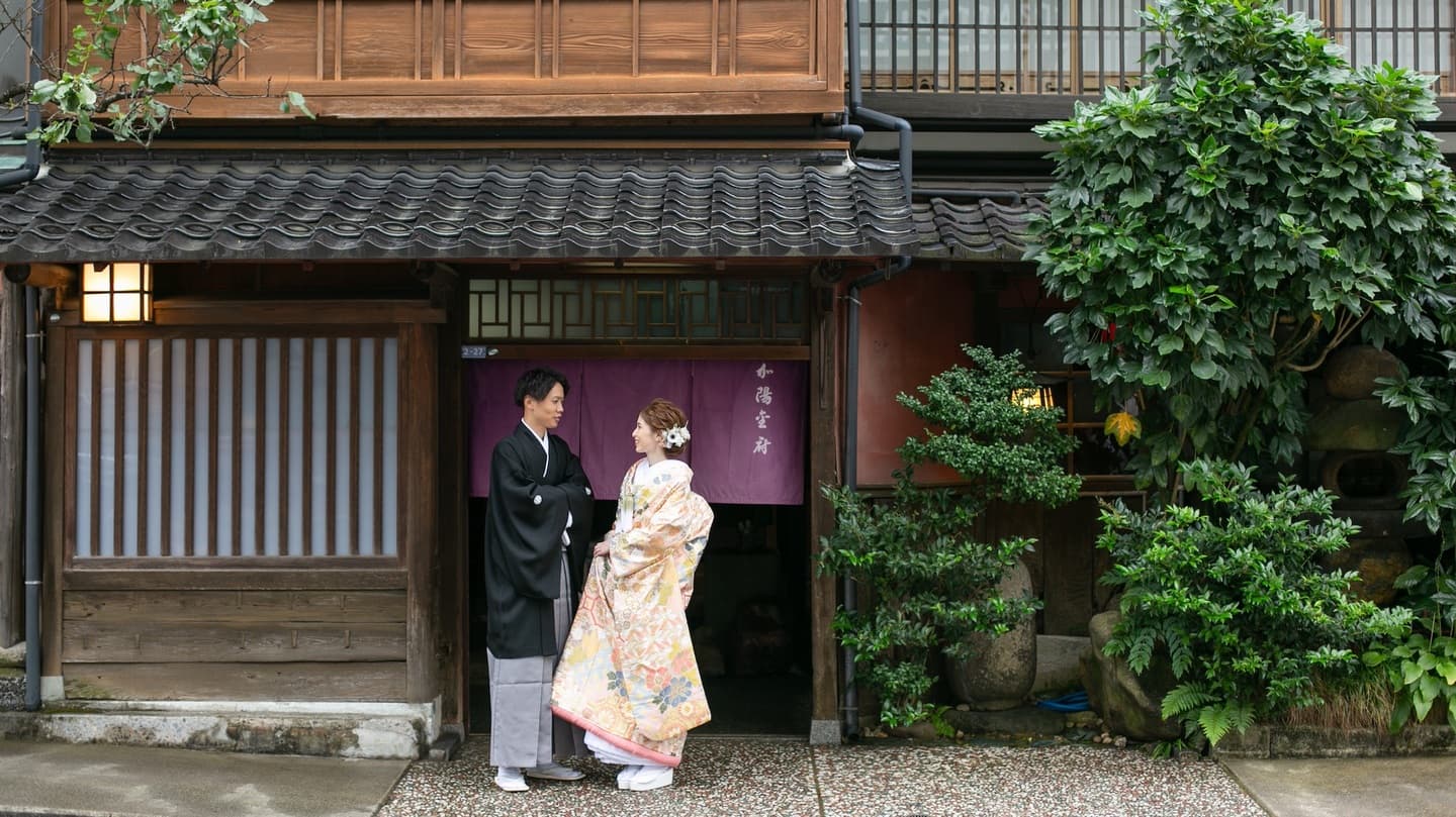 料亭大友楼で和装結婚式