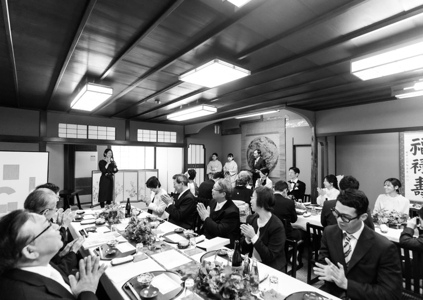 金沢料亭大友楼で少人数和装結婚式_ベージュ金沢サロン