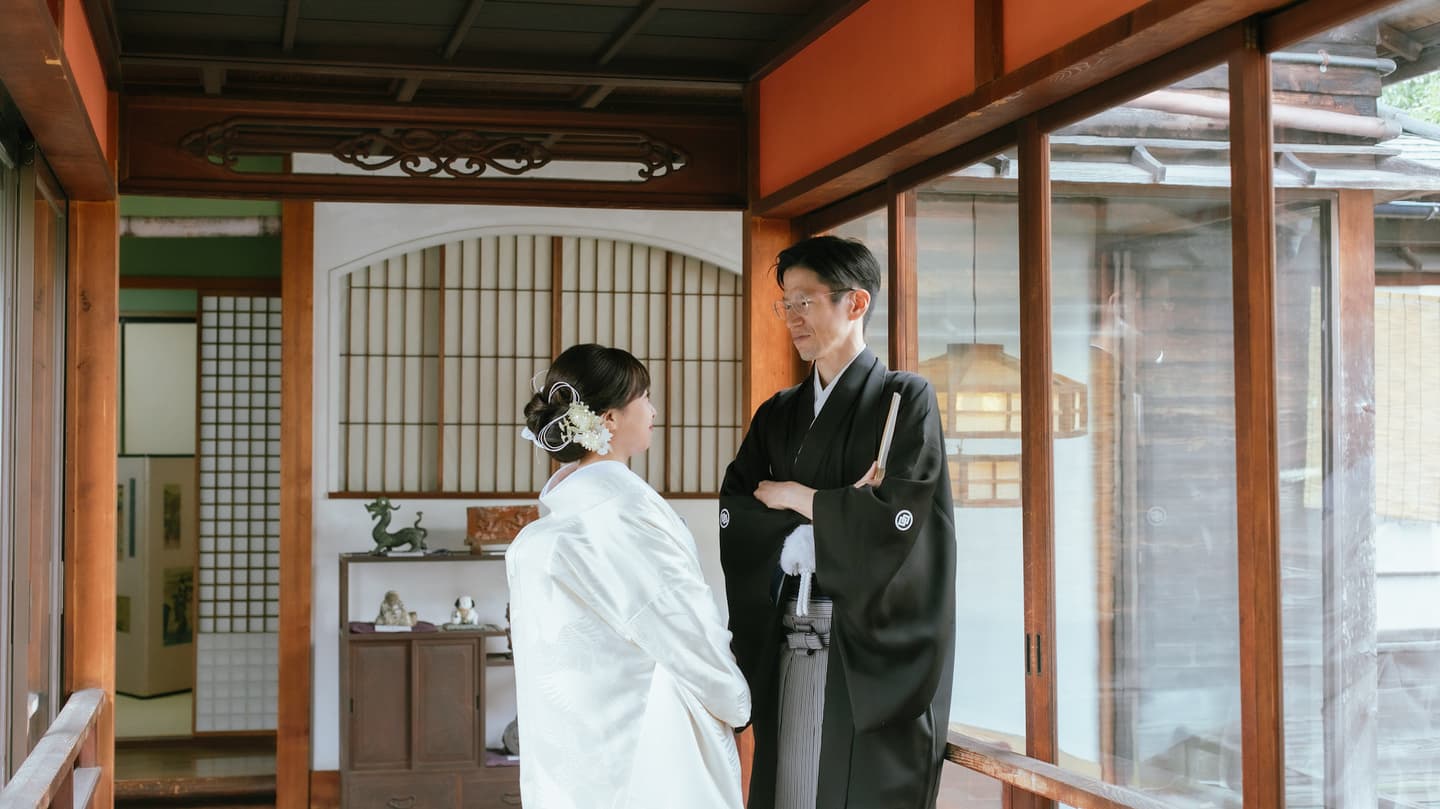 料亭大友楼で和装結婚式