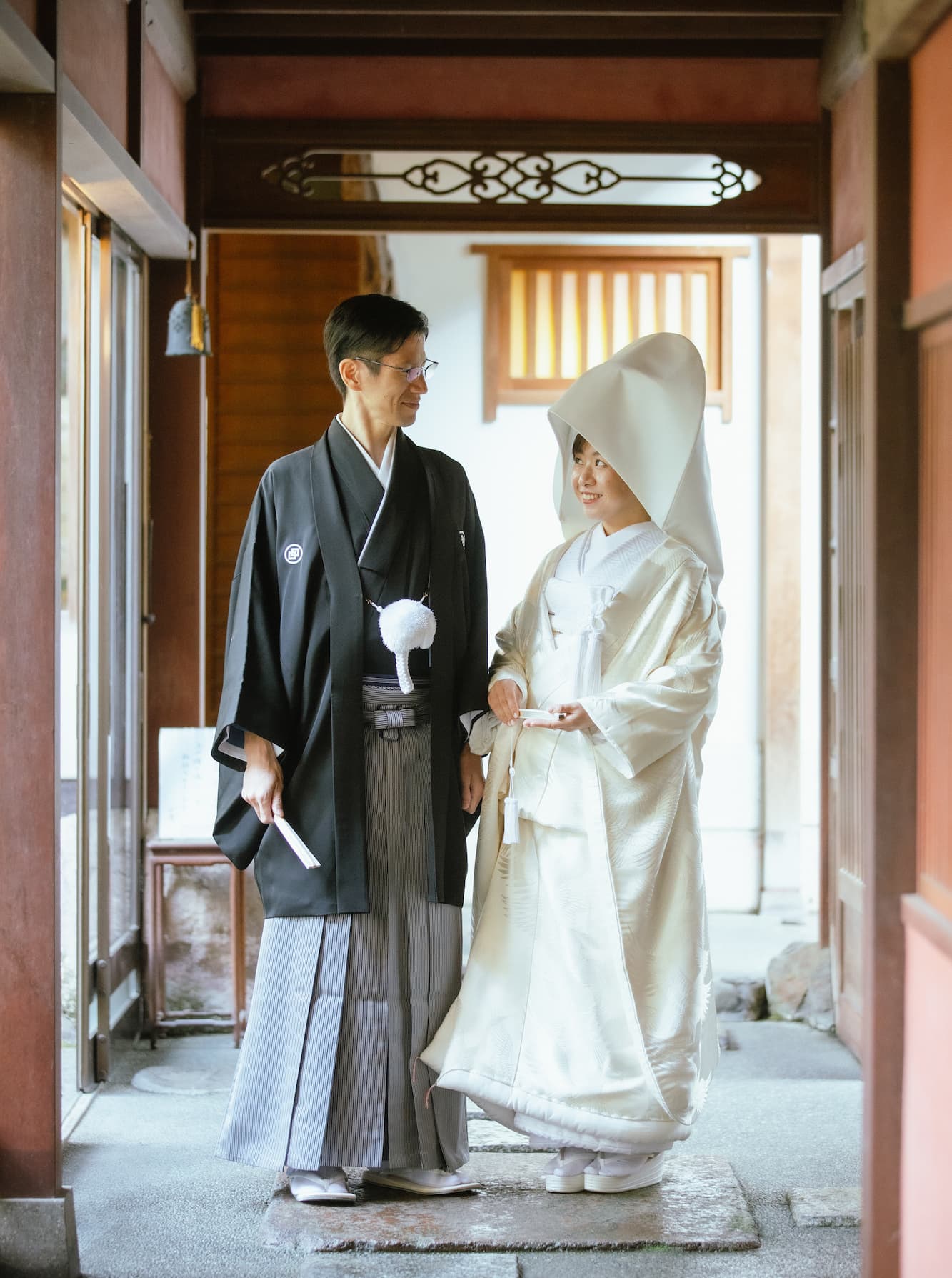 金沢料亭大友楼で少人数和装結婚式_ベージュ金沢サロン