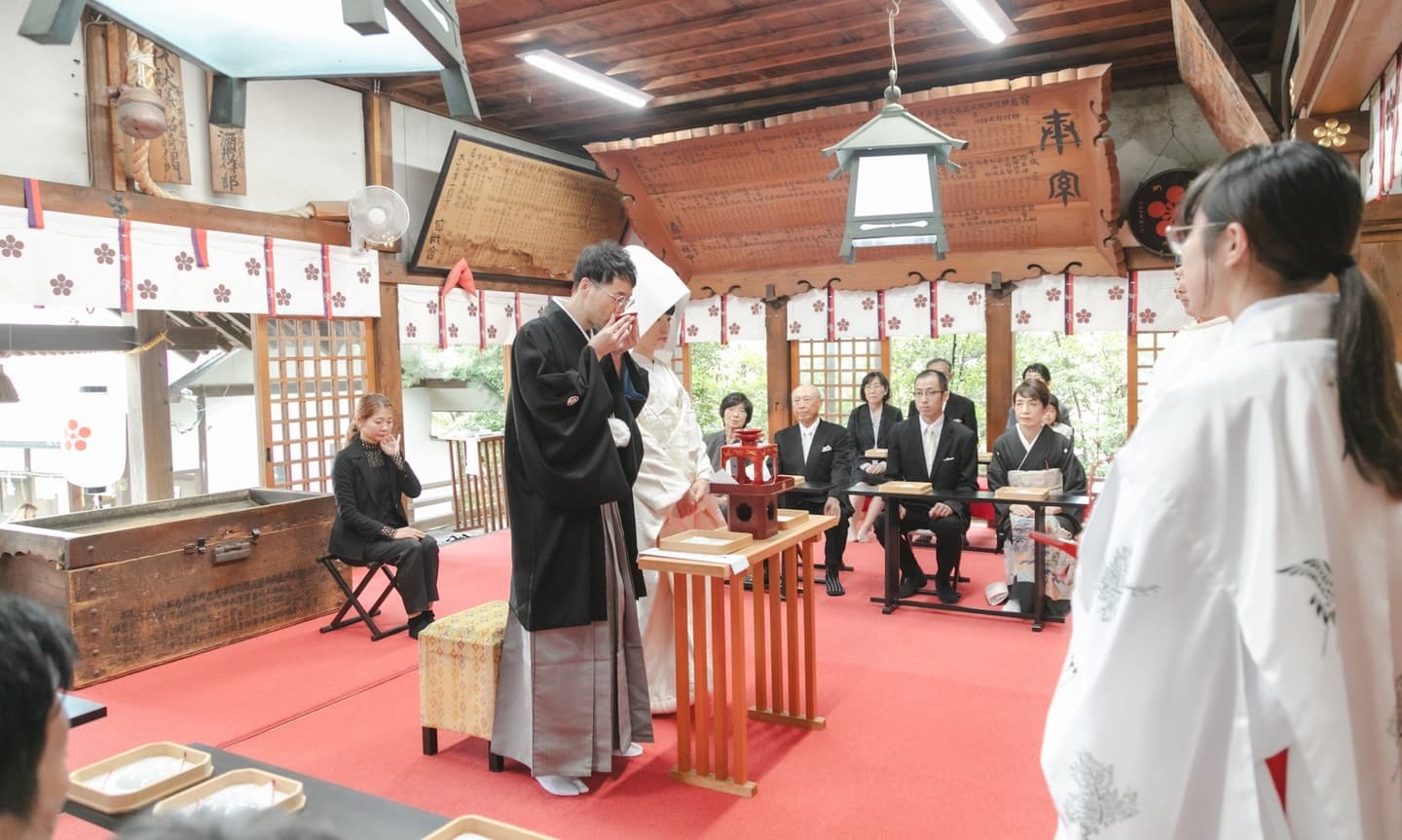 金沢の料亭で家族との少人数結婚式