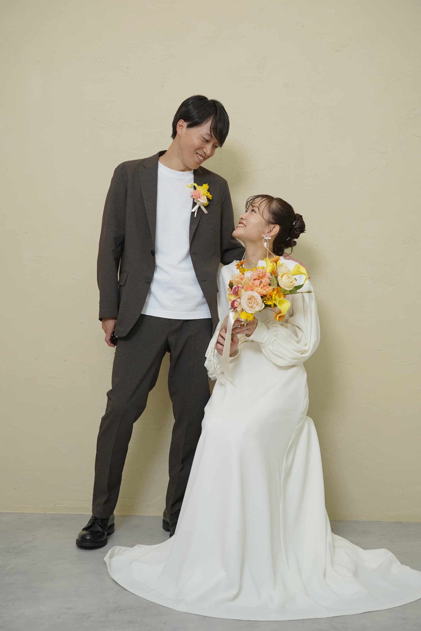 ベージュ金沢ウェディングサロンのセルフスタジオフォト