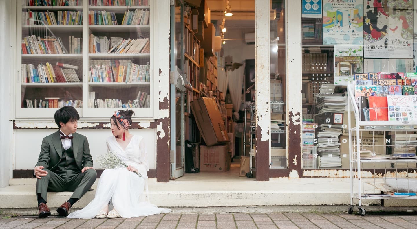 金沢市内でドレスタウンフォト撮影