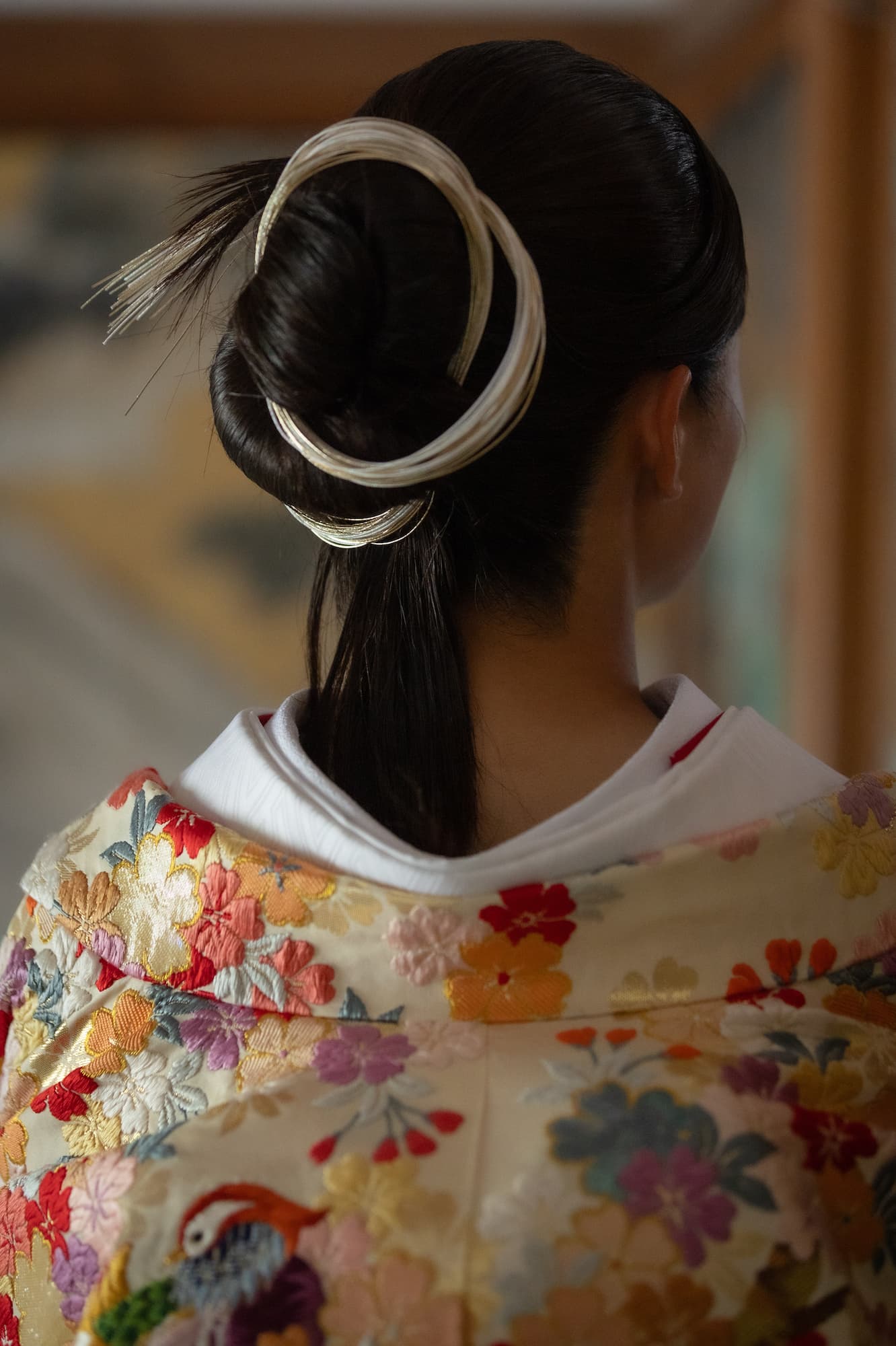 ベージュ金沢の和装ロケーションウェディングフォト