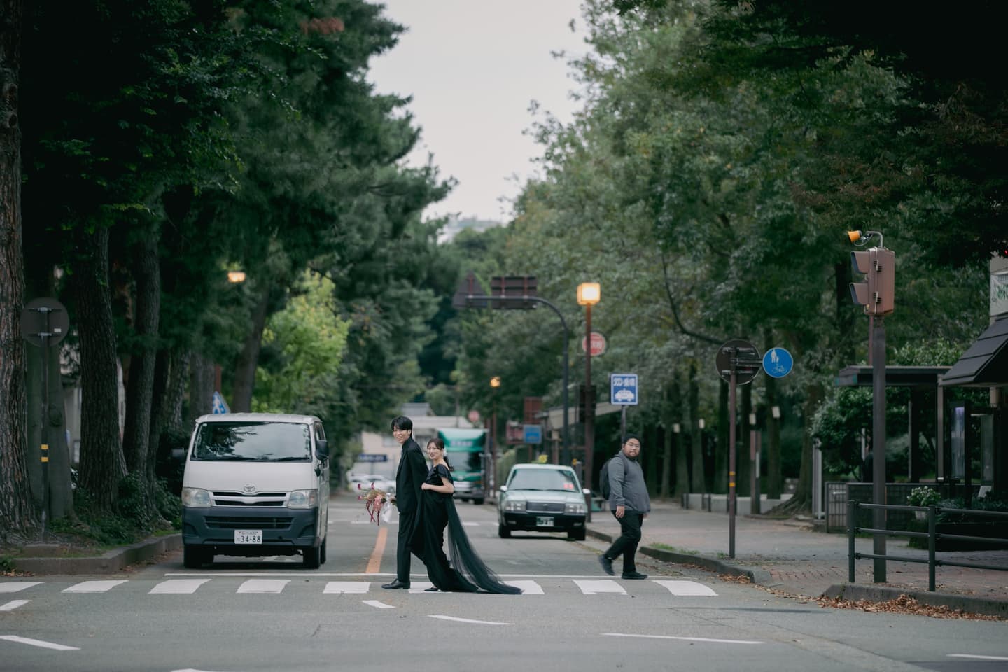 金沢でウェディングタウンフォトの前撮り