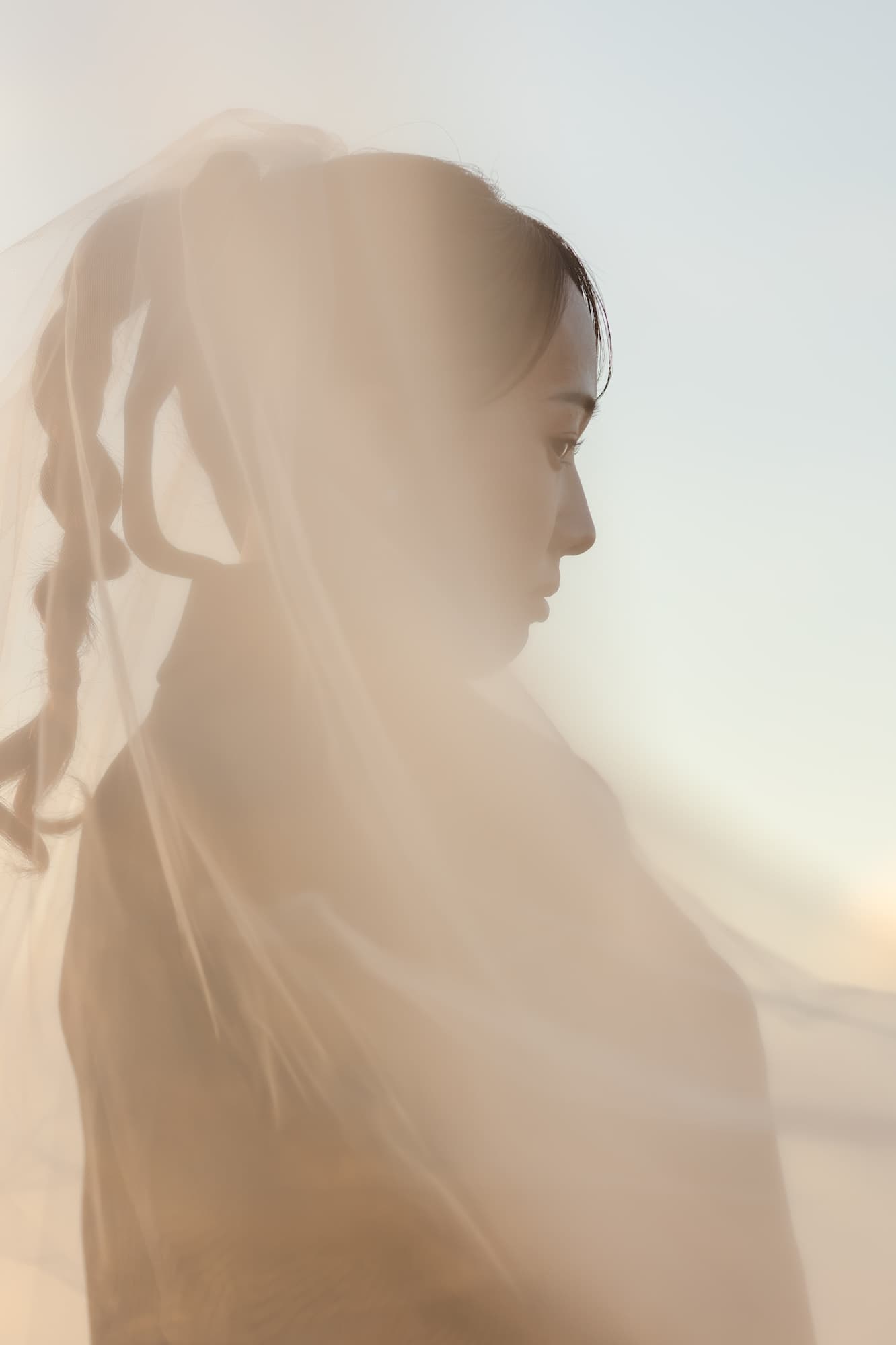 石川県金沢市の海でドレスロケーション前撮り