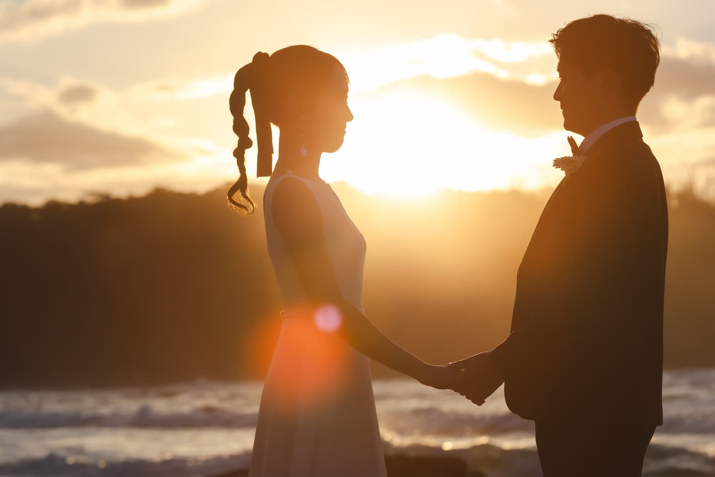 石川県金沢市の海でドレスロケーション前撮り