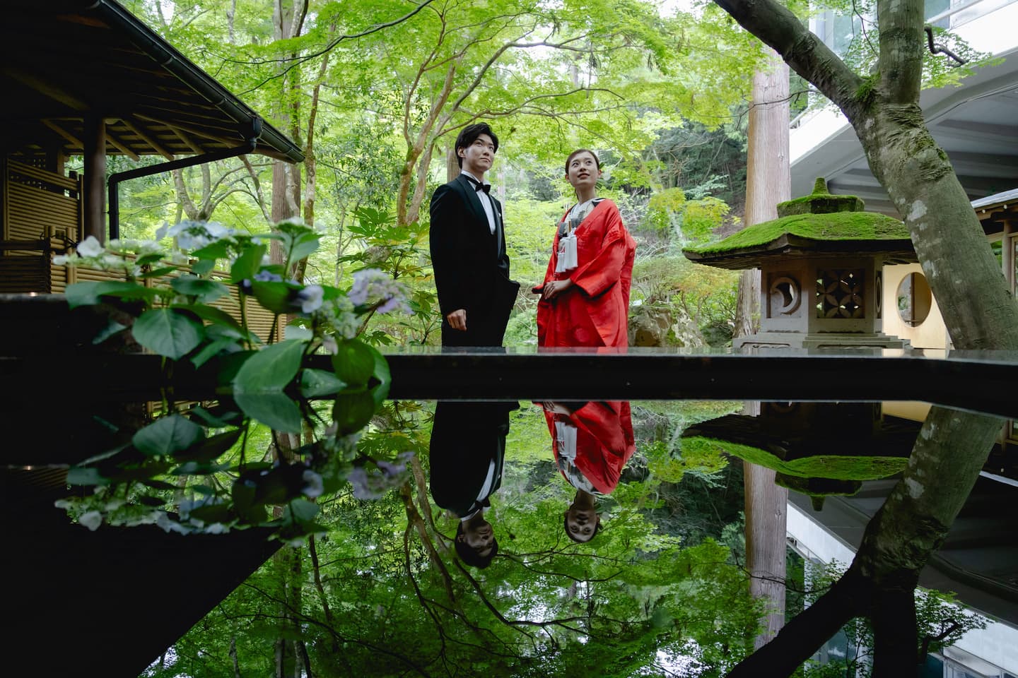 森の栖で少人数和装結婚式