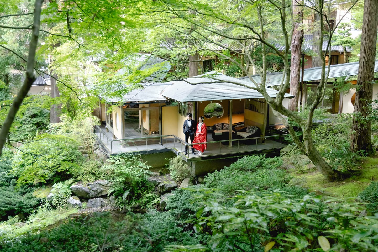 山代温泉森の栖で少人数和装結婚式