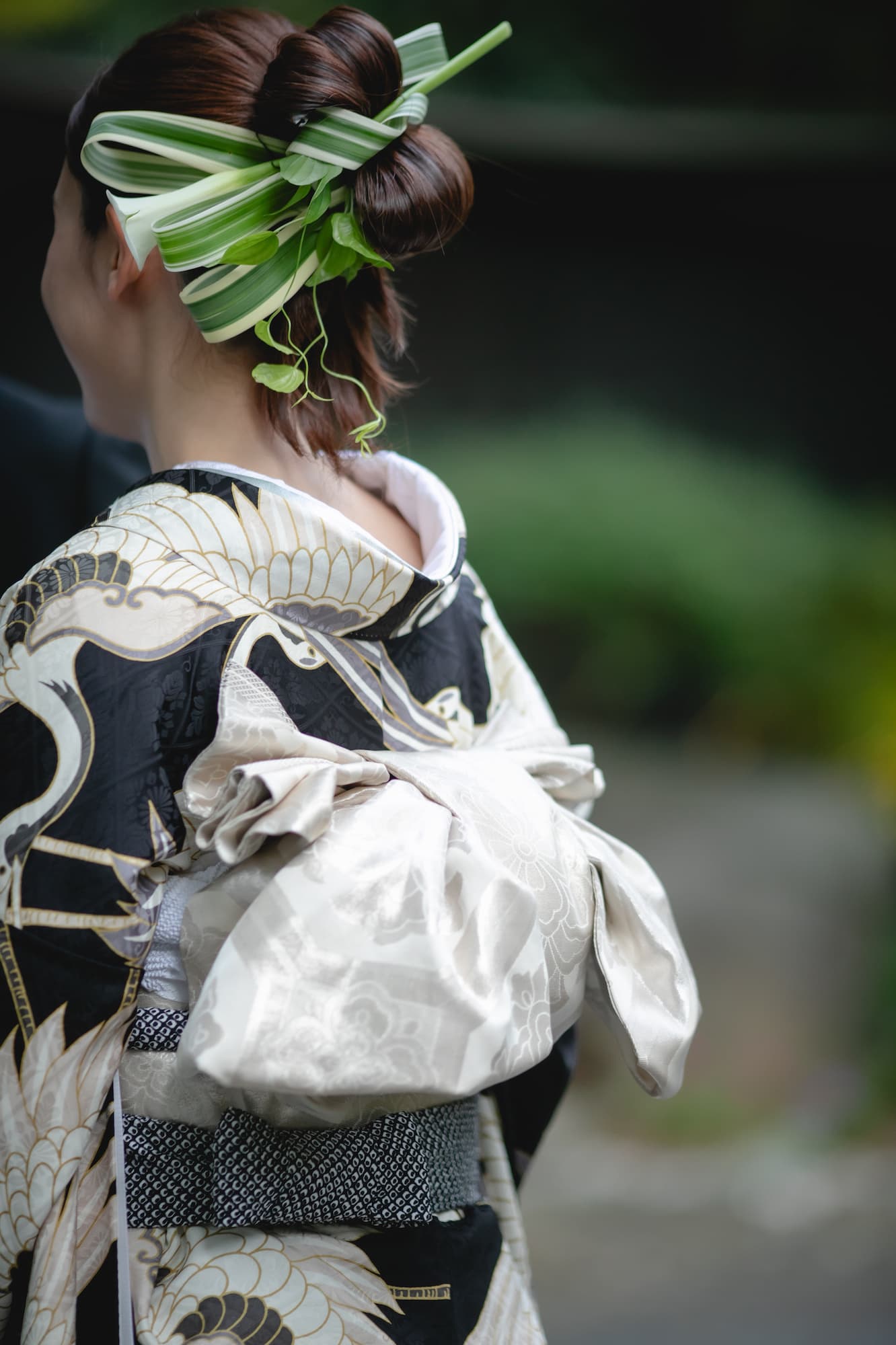 山代温泉森の栖で少人数和装結婚式撮影